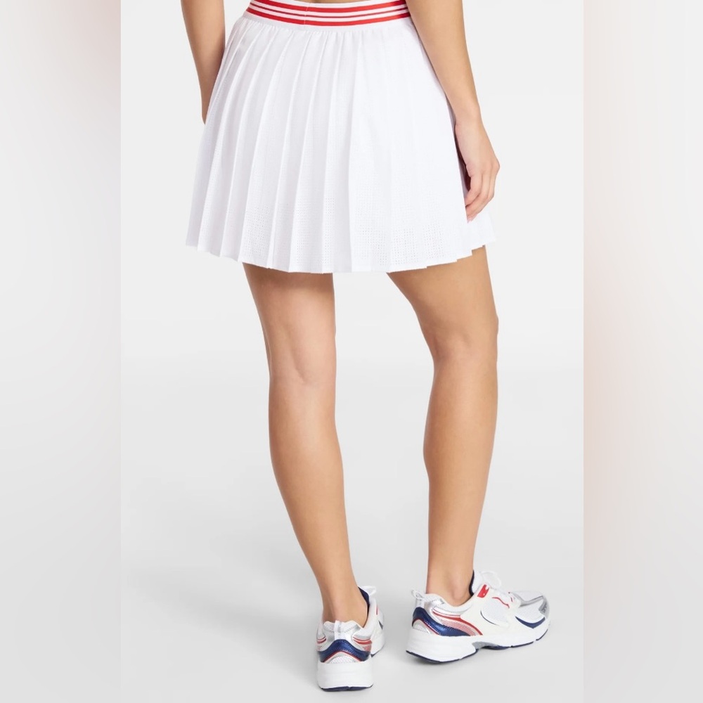 NWT Avia Pleated Tennis Skort (XS) White Athletic Pickleball Golf Skirt Pockets - Picture 3 of 11
